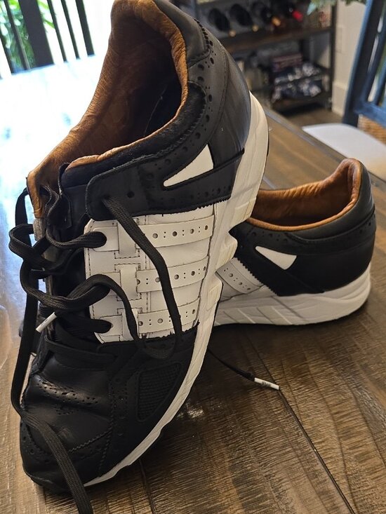 adidas Other - adidas Sneakersnstuff x EQT Running Guidance '93 Tee Time Black White Size 12